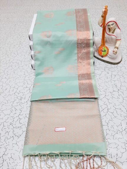 COPPER RADIANCE SOFT SILK SAREE