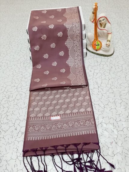 GEOMETRIC GRACE SOFT SILK SAREE