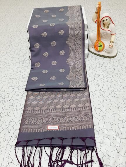 GEOMETRIC GRACE SOFTSILK SAREE