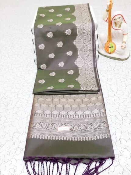 GEOMETRIC GRACE SOFT SILK SAREE