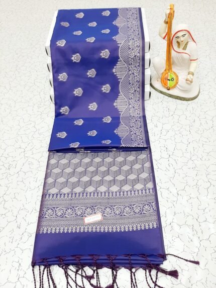 GEOMETRIC GRACE SOFT SILK SAREE
