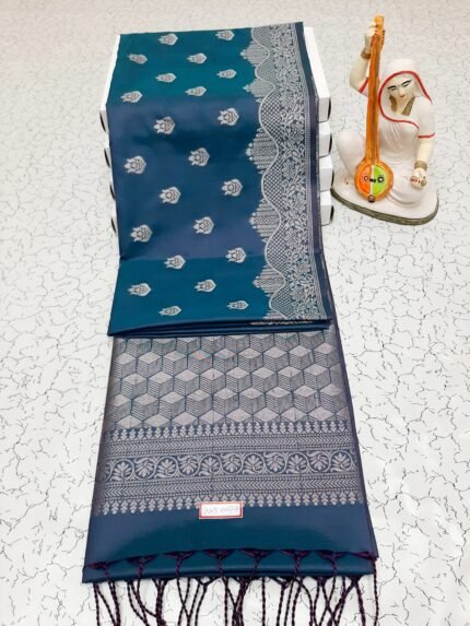 GEOMETRIC GRACE SOFT SILK SAREE