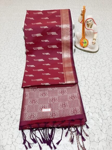 ROYAL ZIG-ZAG SOFT SILK SAREE